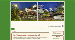Desktop Screenshot of hendersonvillencvisitors.com